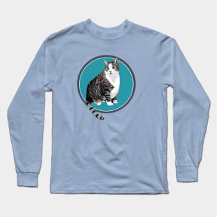 green eye tabby cat Long Sleeve T-Shirt